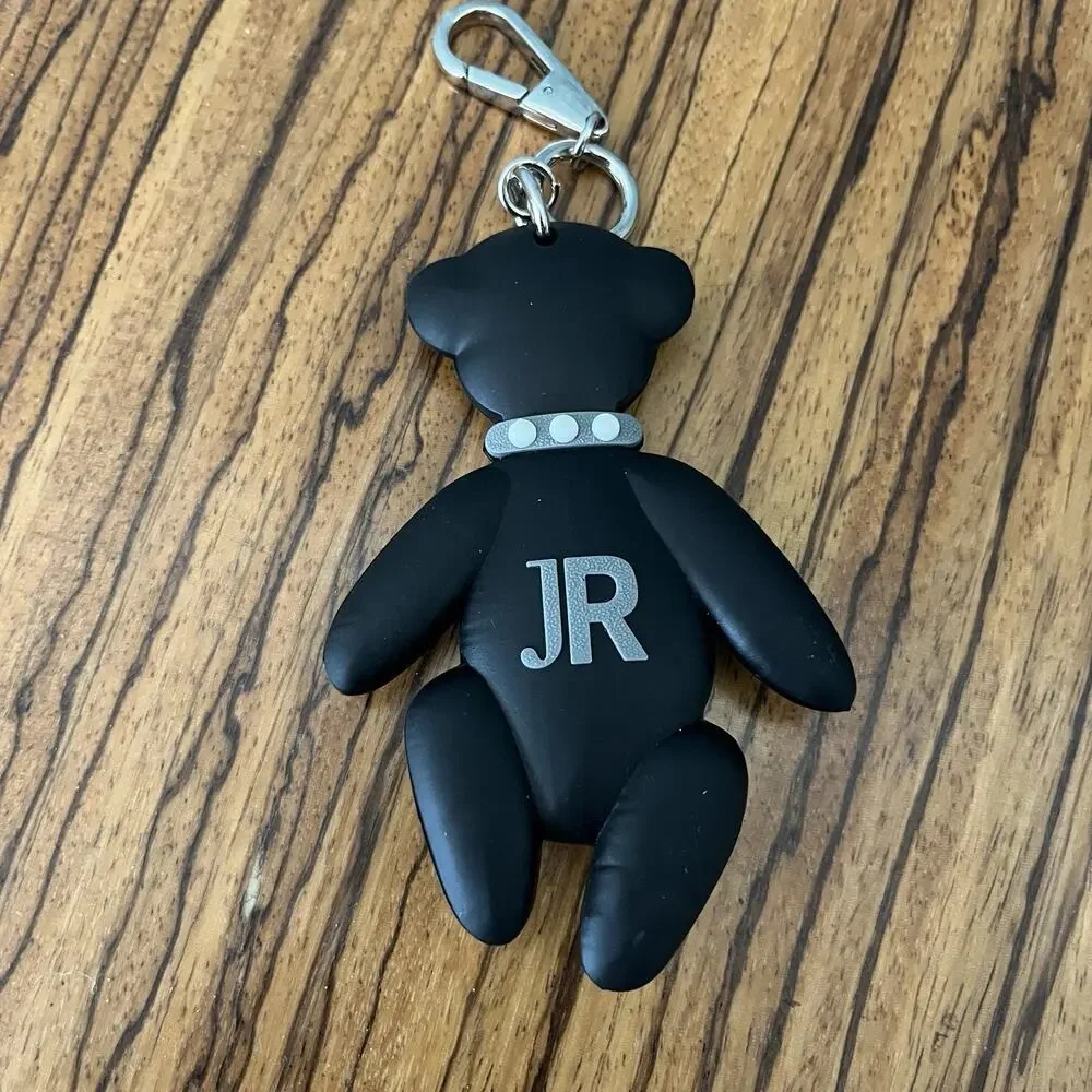 John Richmond Fashion Key Ring Who Stole My Rock+Roll Black